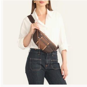 Hammitt Charles Medium Crossbody Bag, Orchestra Brown and Gunmetal Hardware